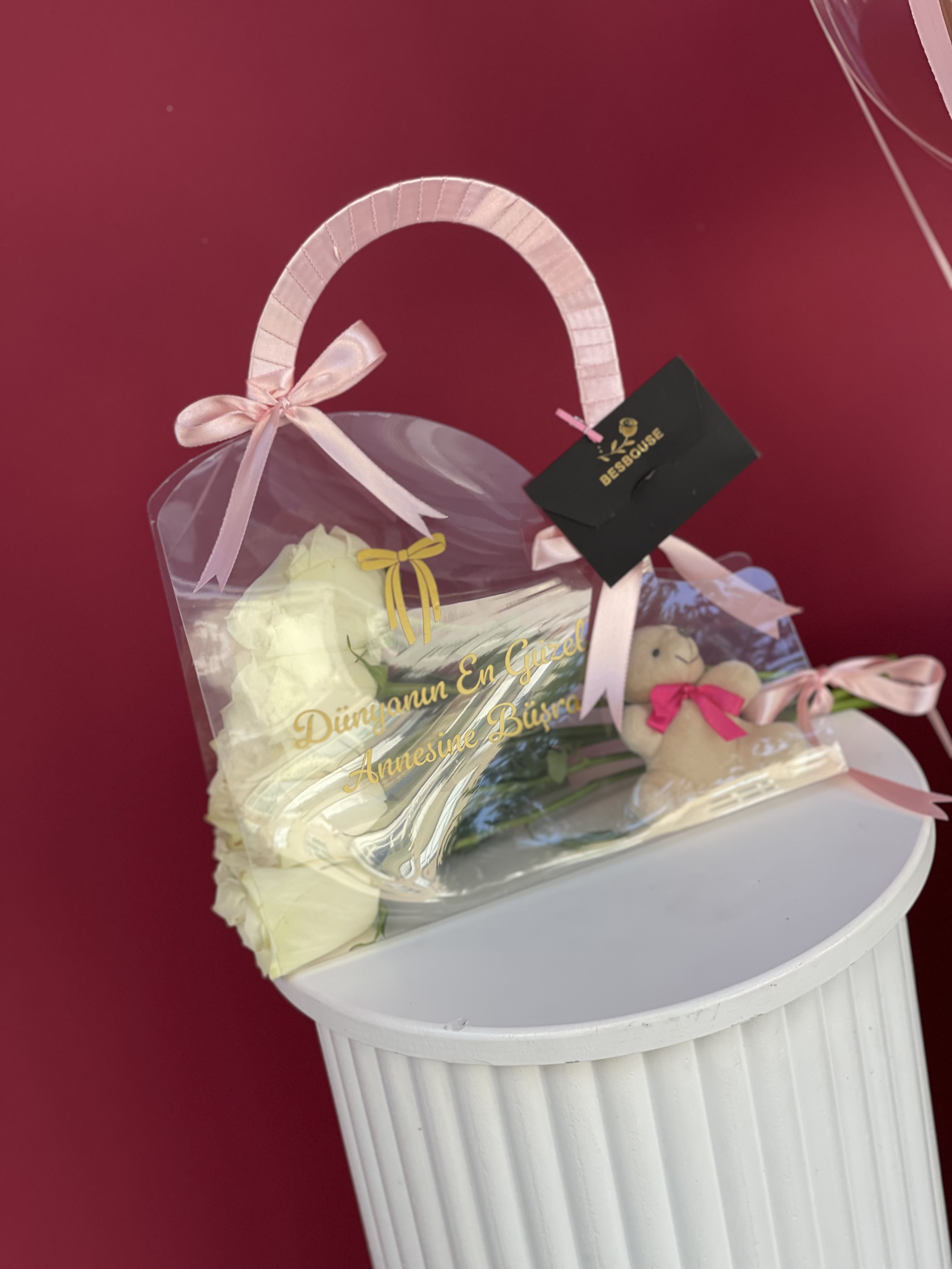 Çikolata Konsepti-Gül Çantası Seti