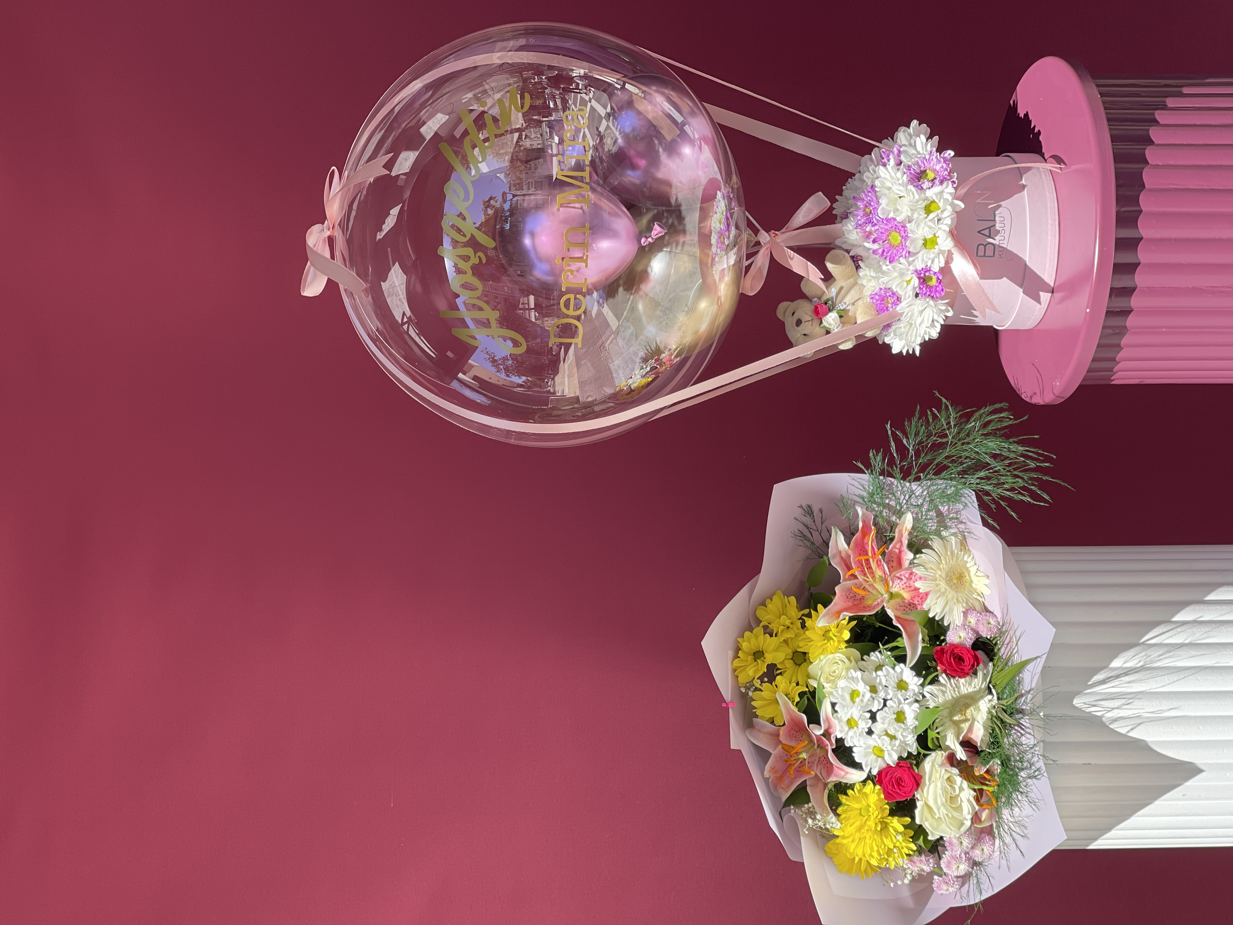 Renkli Çiçek Konsepti-Renkli Buket