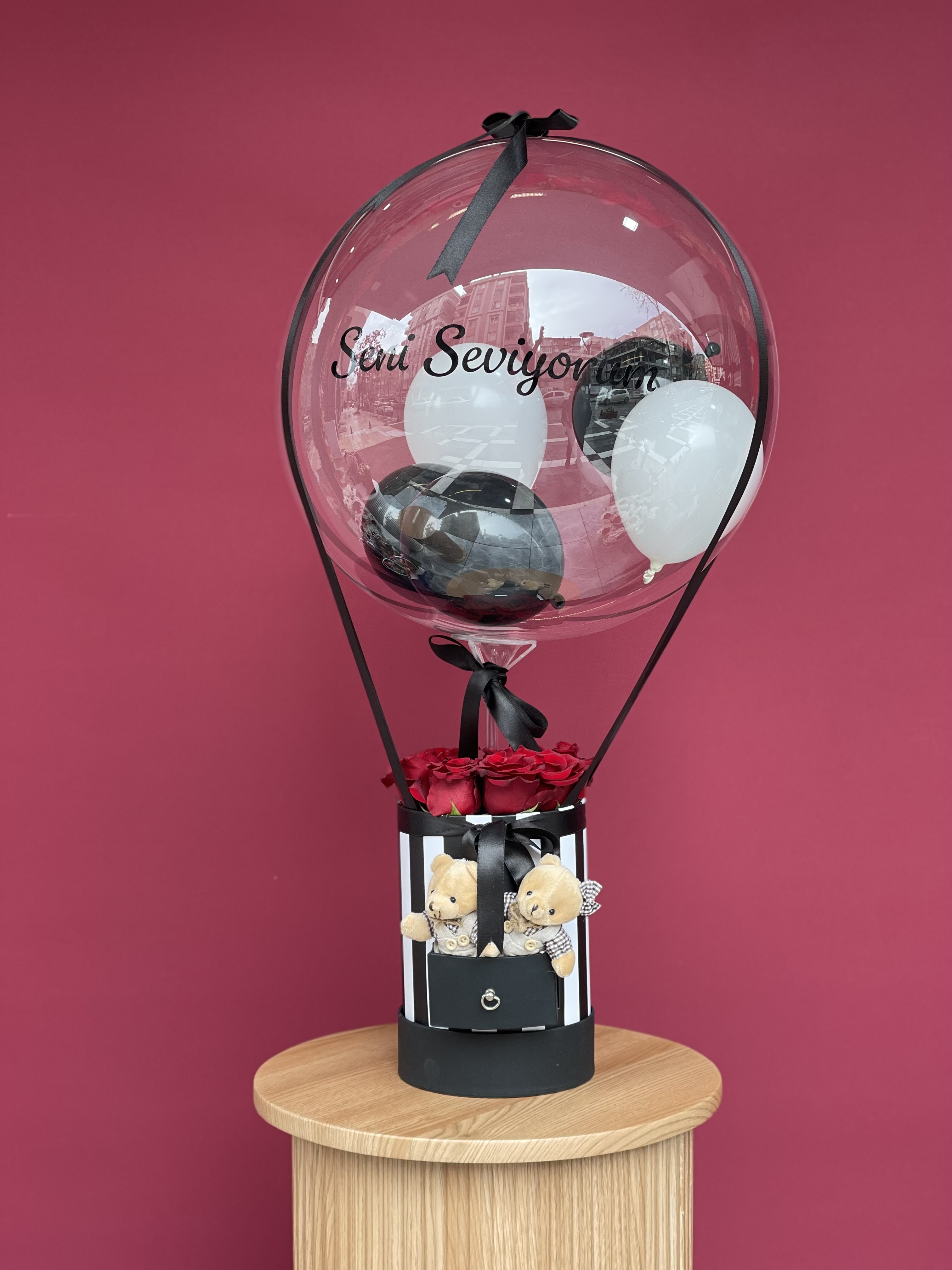 Özel Çekmeceli Kutu Gül Konsepti