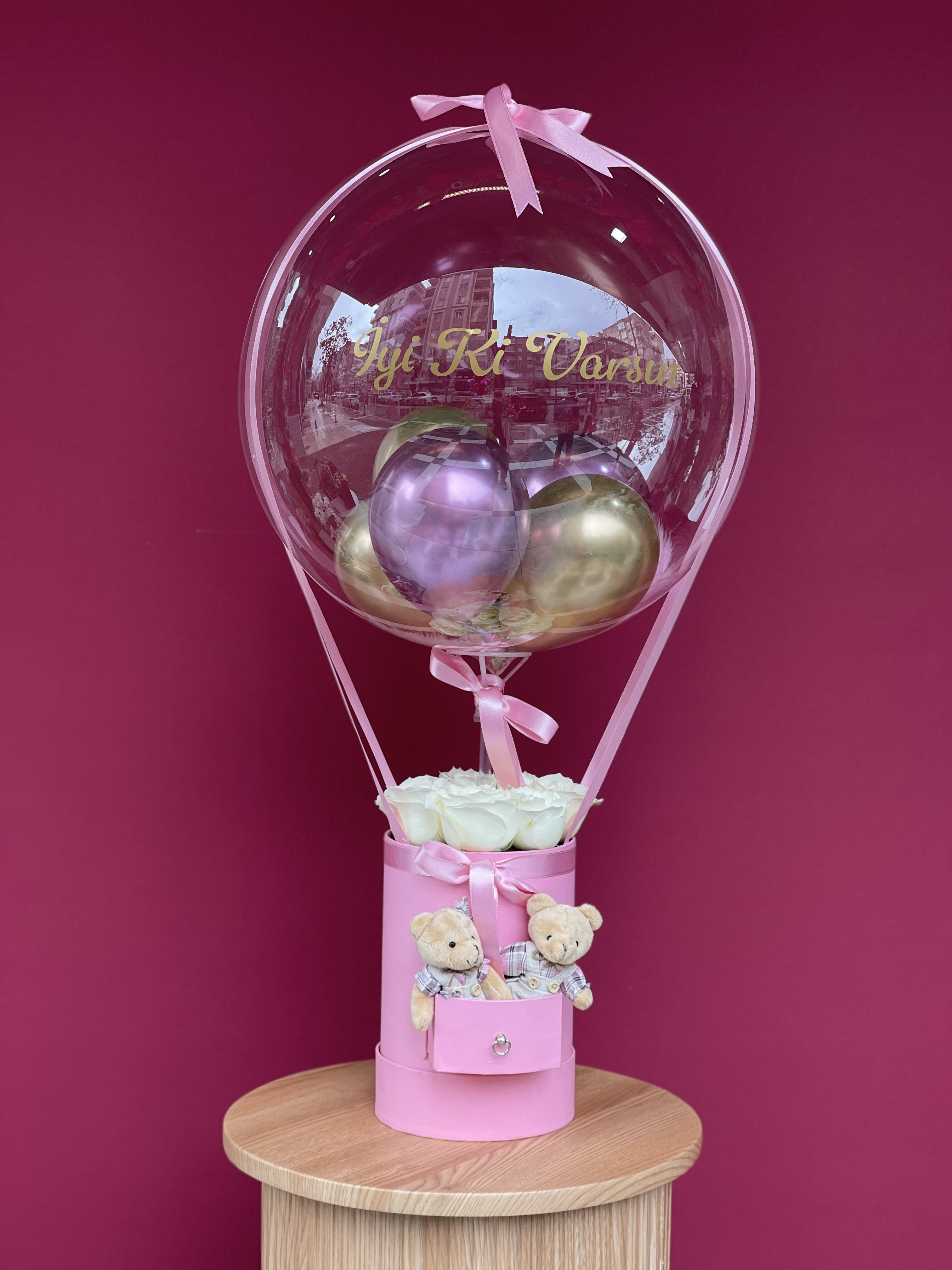 Özel Çekmeceli Kutu Gül Konsepti