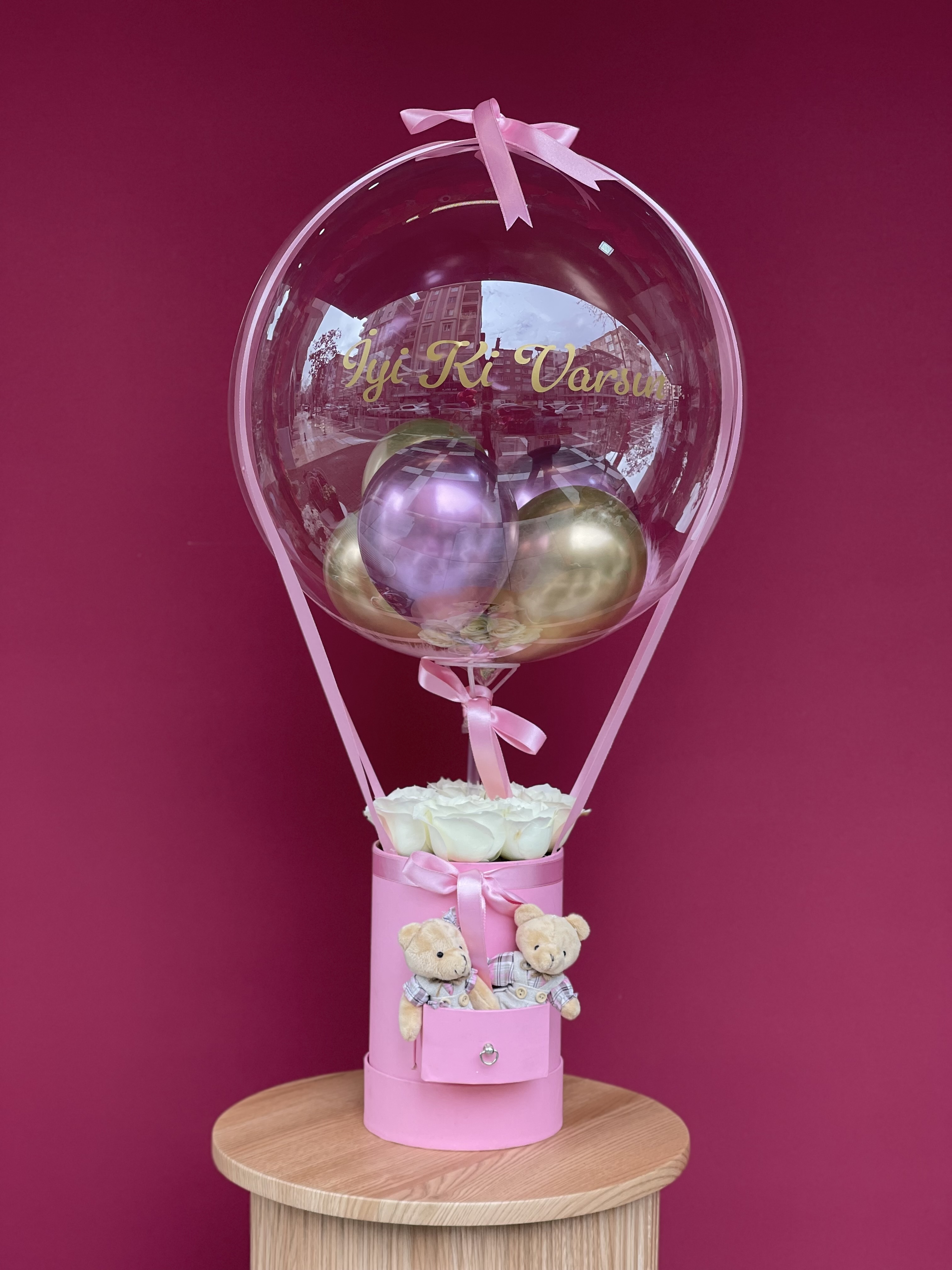 Özel Çekmeceli Kutu Gül Konsepti