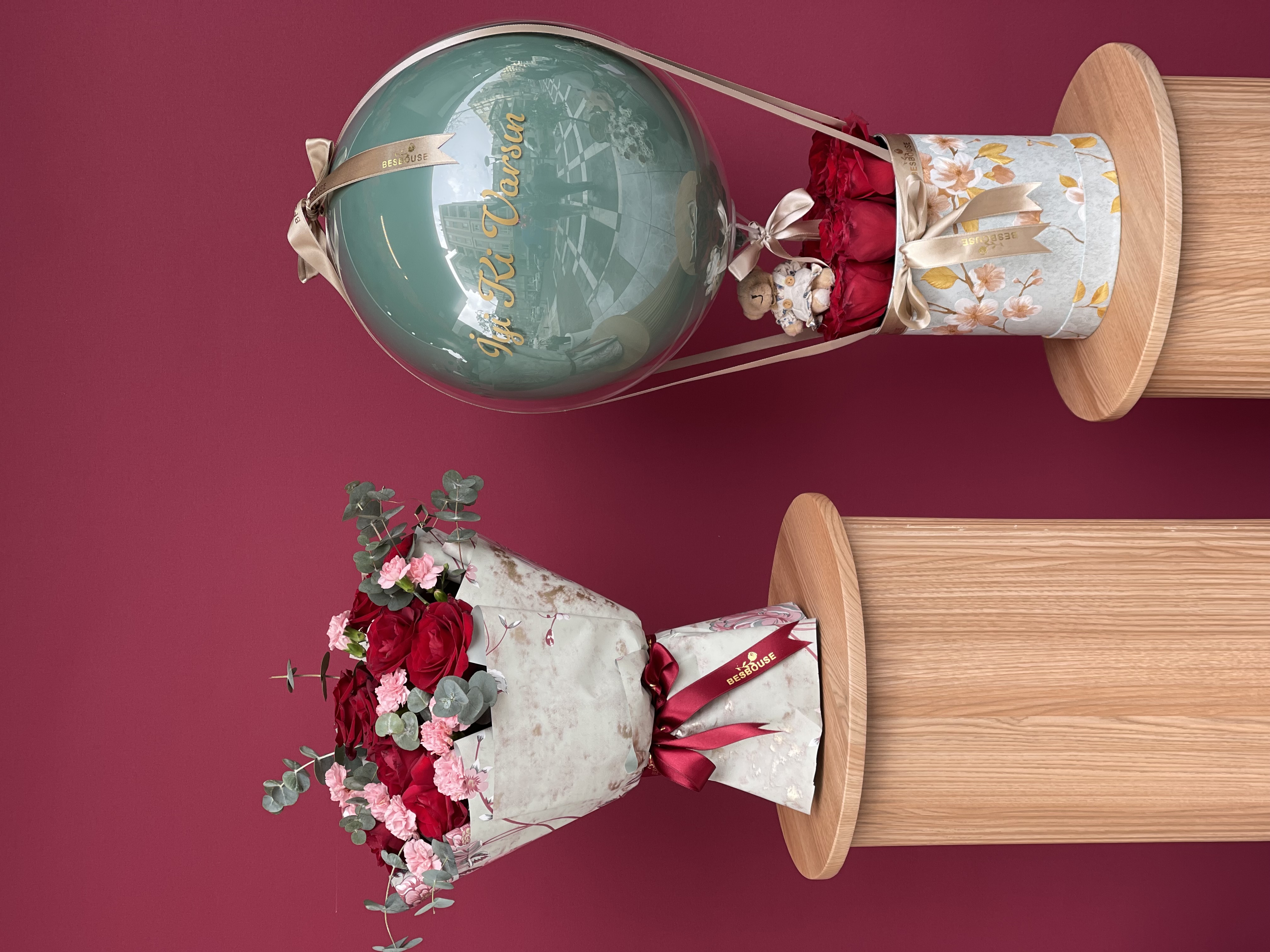 Özel Balon Konsepti- Özel Buket Set