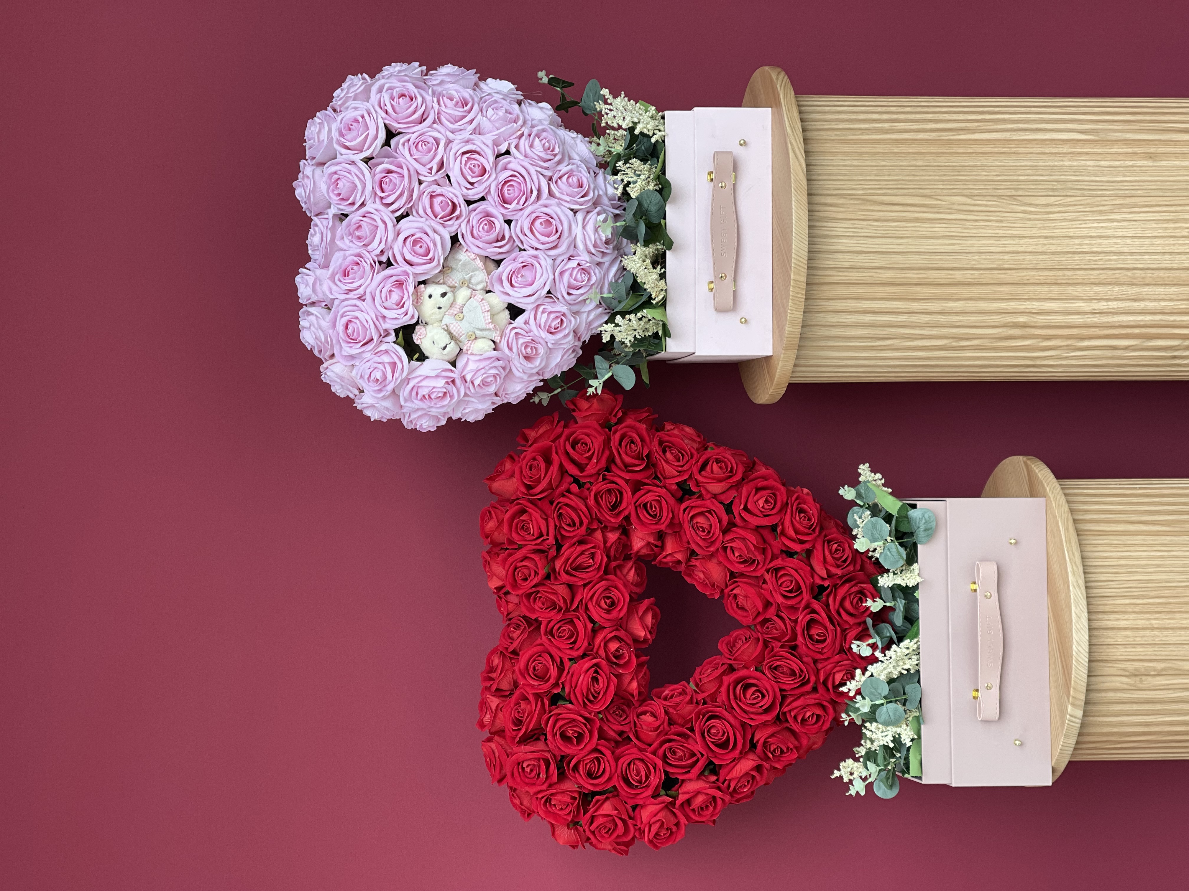 Özel Büyük Kalpli Gül