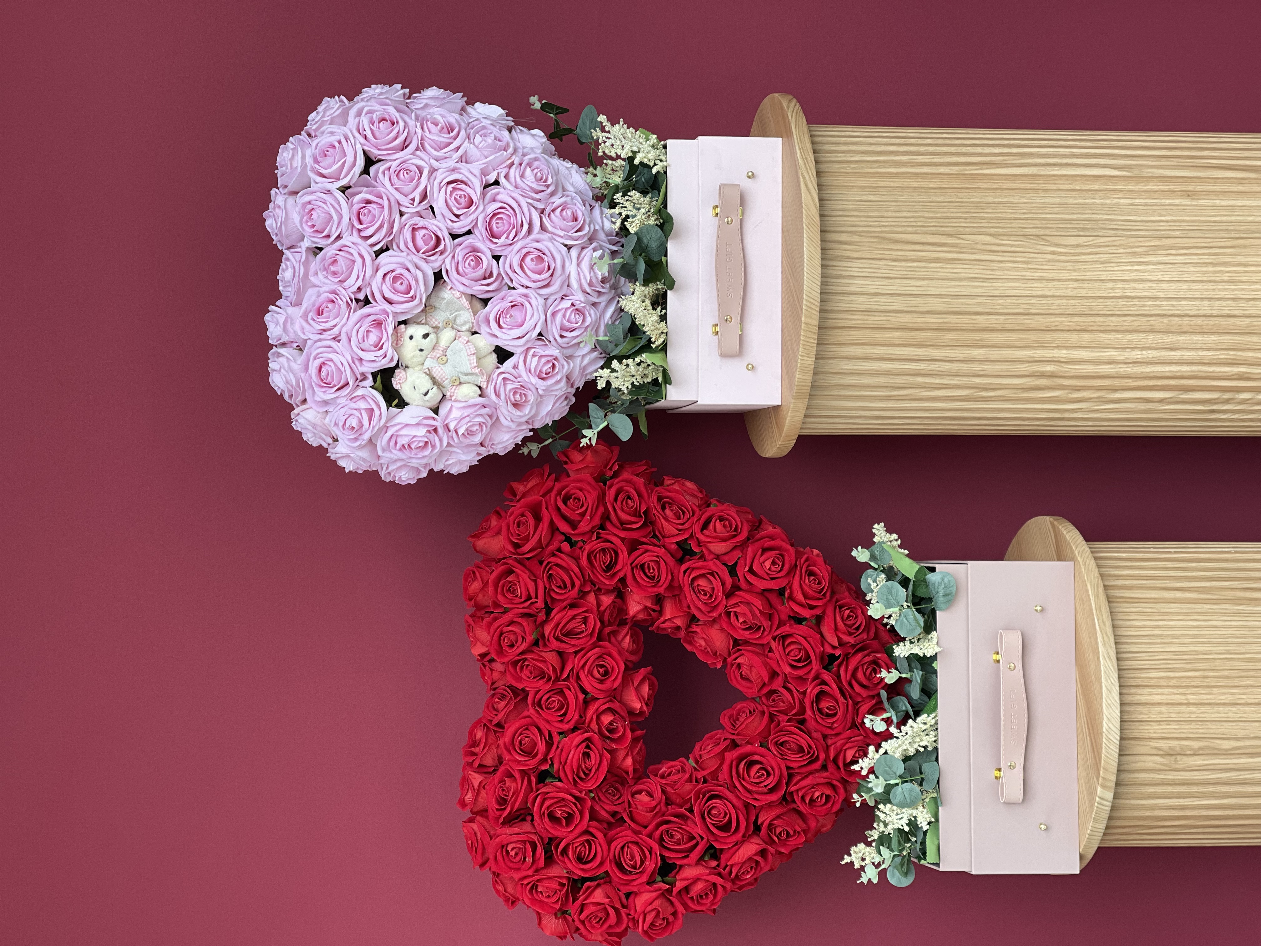 Özel Büyük Kalpli Gül