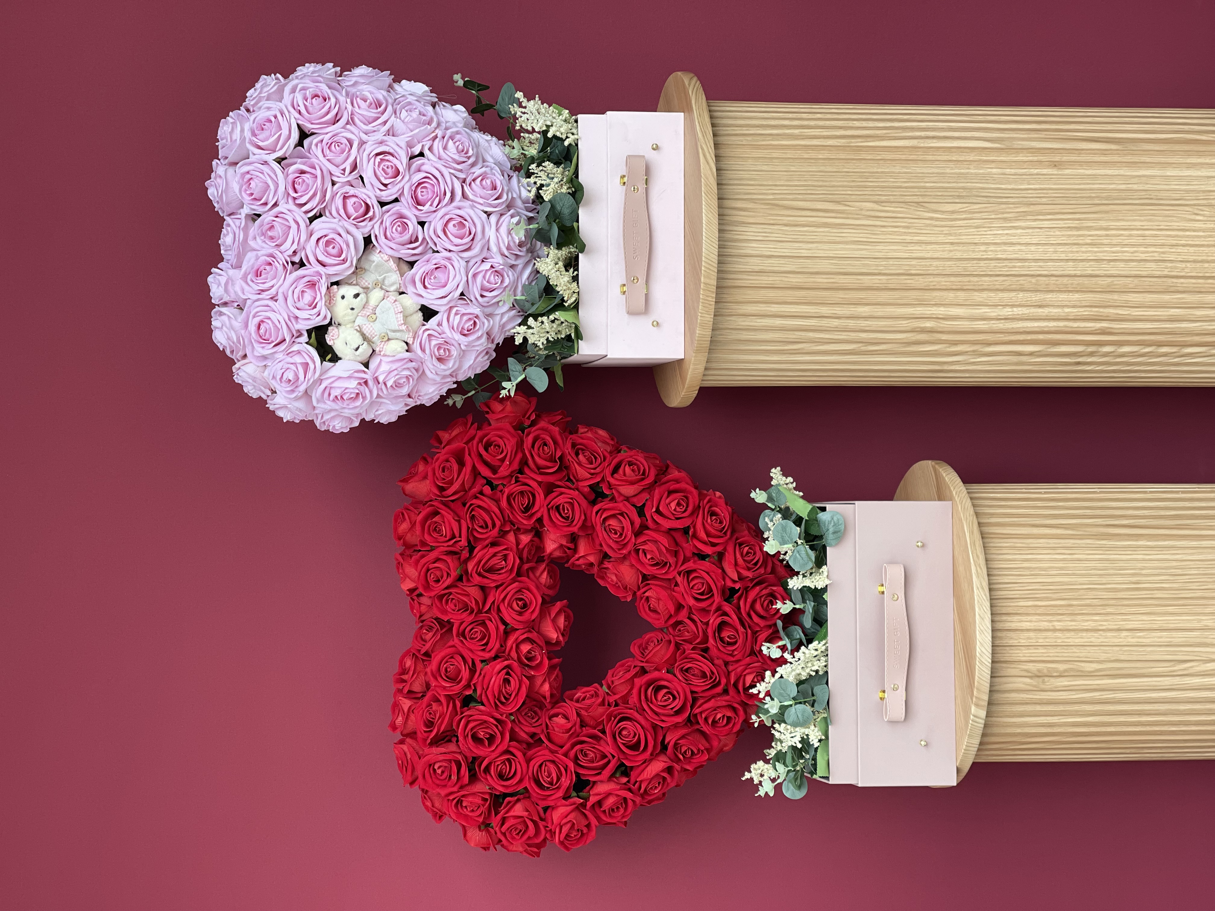 Özel Büyük Kalpli Gül