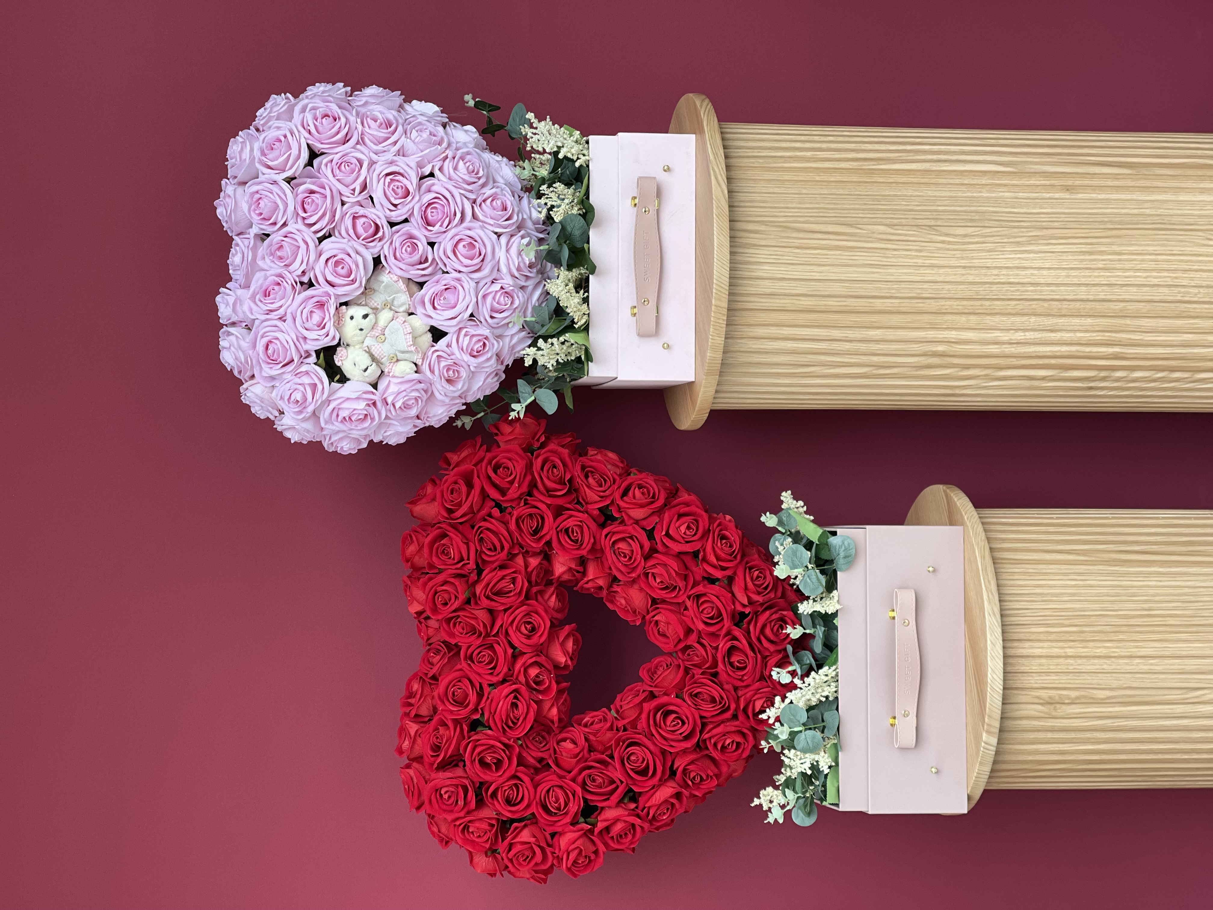 Özel Büyük Kalpli Gül